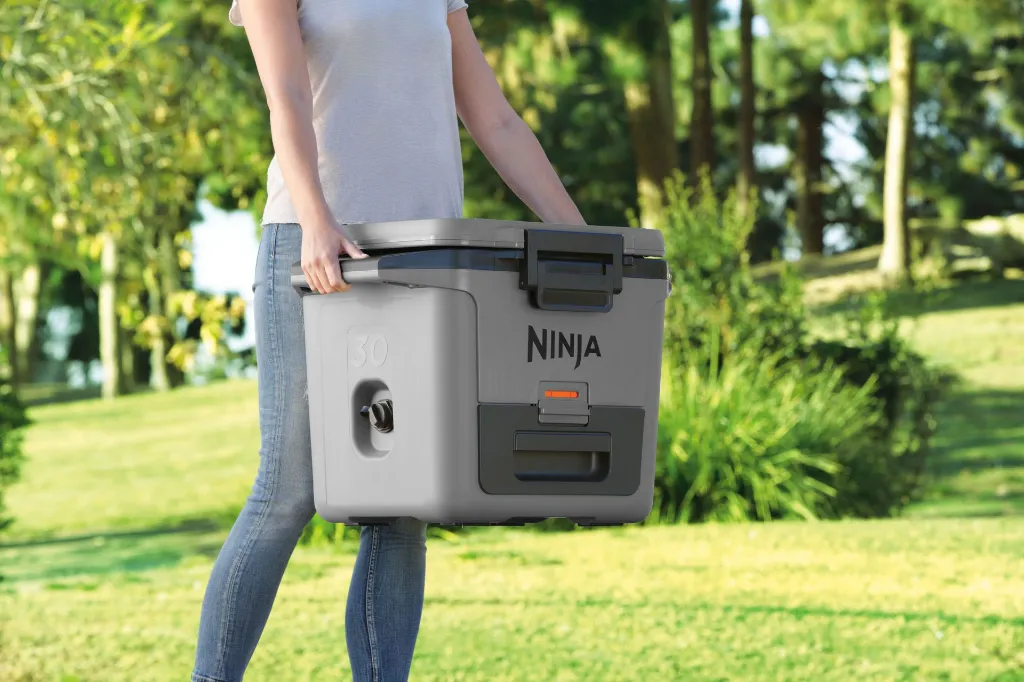 JPG-R_FB131EUGY_InUse_Park_Carrying_Cooler_Woman.webp