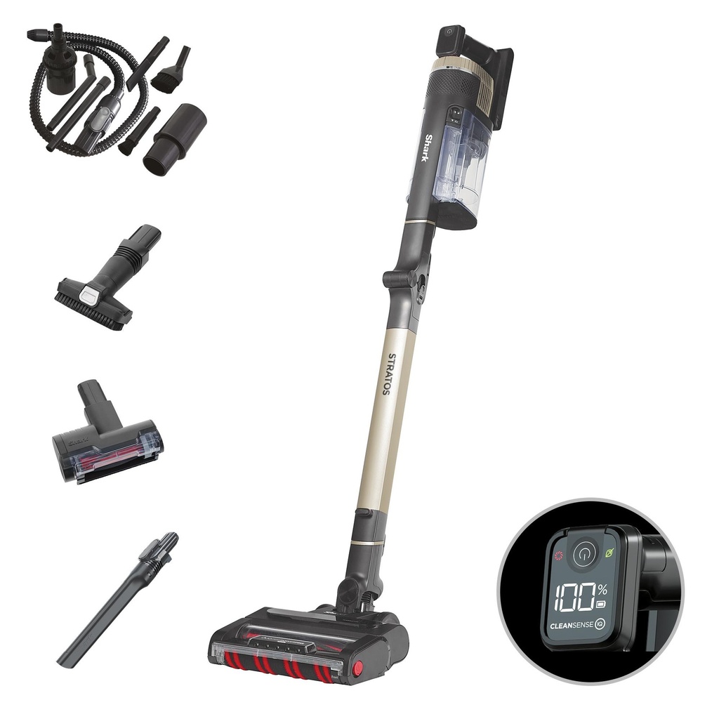 Image for Vacuum Cleaner|SHARK|Shark Stratos Cordless Stick Vacuum Cleaner with Clean Sense IQ & PowerFins Plus, Pet Pro Model [Single Battery] IZ400EUT|Dry|Stick vacuum|Black|Bagless|Battery| 4.1 kg|IZ400EUT
