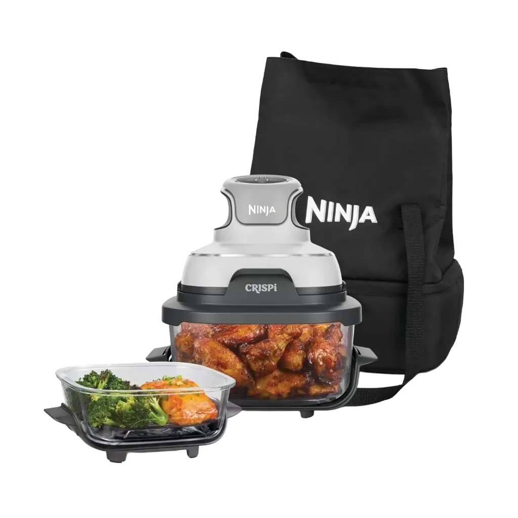 Ninja CRISPi 4-in-1 Nešiojama stiklinė karšto oro gruzdintuvė FN102EU