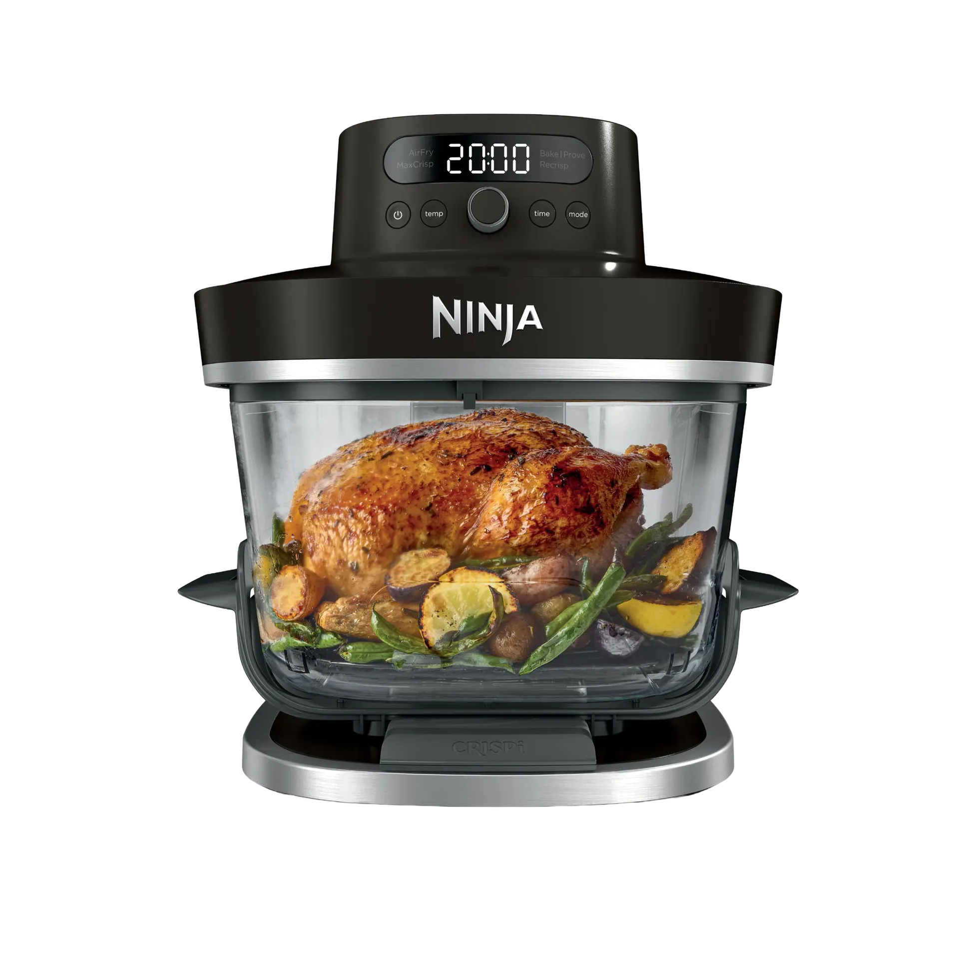 [AS080EU] Ninja CRISPi PRO 5-in-1 XL stiklinė karšto oro gruzdintuvė AS080EU