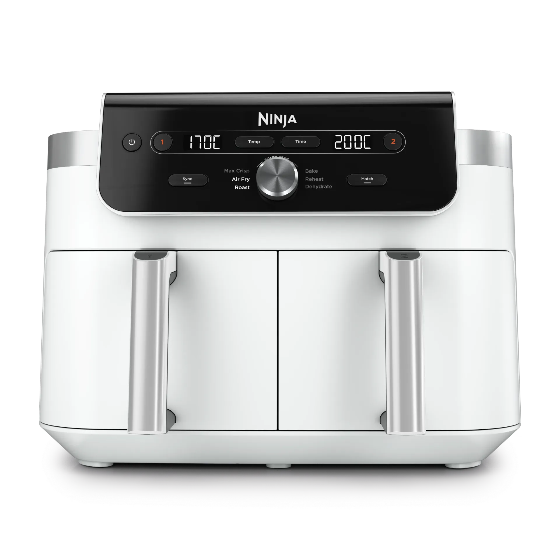 [DZ901EUWH] Ninja DualZone XL 9.5L 2-Drawer karšto oro gruzdintuvė DZ901EUWH