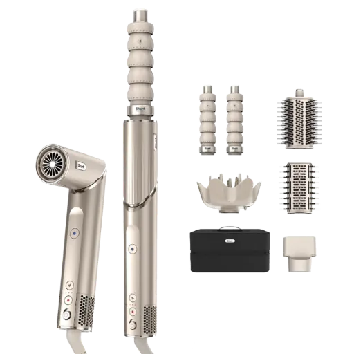 Shark FlexStyle Air Styler & Hair Dryer, 5-in-1 with Storage Case HD446SLEU